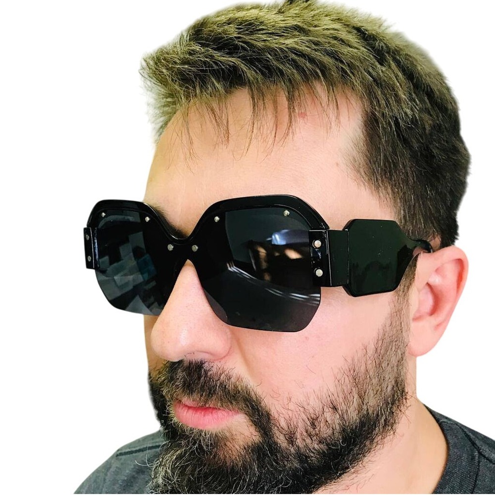 Oversized Sunglasses Women's Fashion Designer‎ Inspired Statement Shades Lentes - Picture 3 of 3